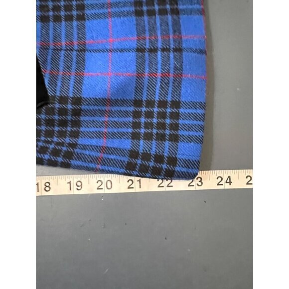 Vintage Pendleton Womens Blue Plaid Blazer Sz 6 Virgin Wool Velvet USA - Picture 10 of 13
